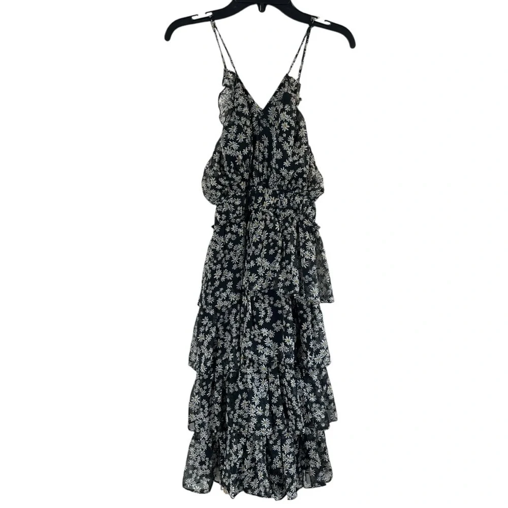 RANNA GILL‎ x ANTHROPOLOGIE Tiered Daisy Ditzy Floral Dress
